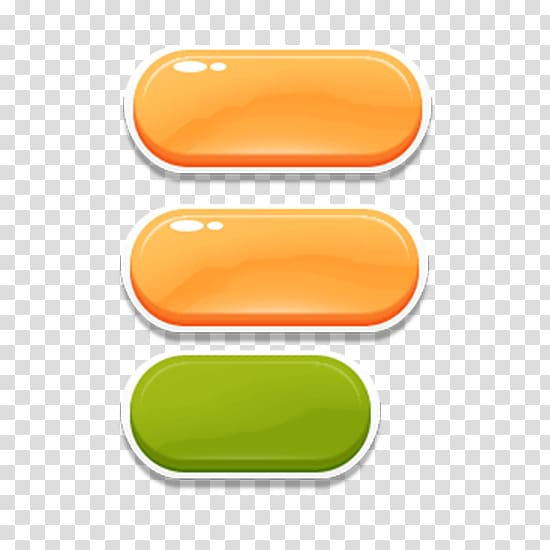 Button Quartz Icon, Orange Games crystal button transparent background PNG clipart