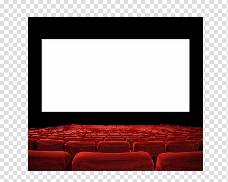 Cinema Rectangle Projection Screens Display device Square, Movie Theatre transparent background PNG clipart
