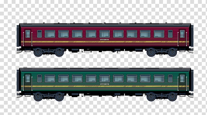 Train Passenger car Rail transport Railroad car, train transparent background PNG clipart