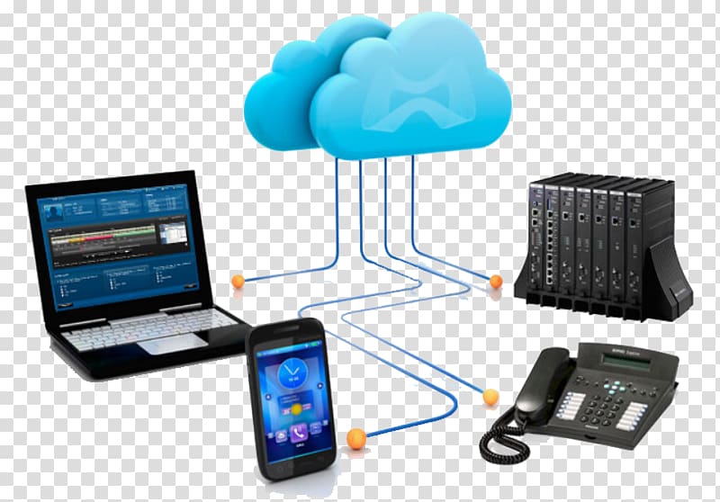 Business telephone system Voice over IP IP PBX Telephony VoIP phone, cloud computing transparent background PNG clipart