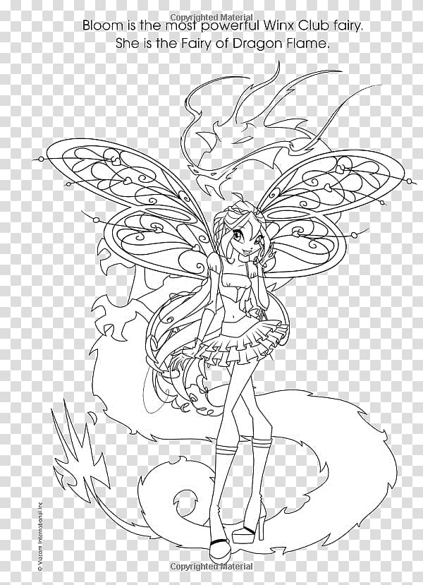 Sketch Black and white Coloring book Illustration Line art, Fairy transparent background PNG clipart