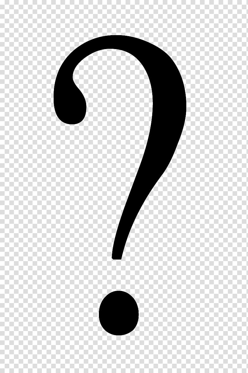 Question mark transparent background PNG clipart