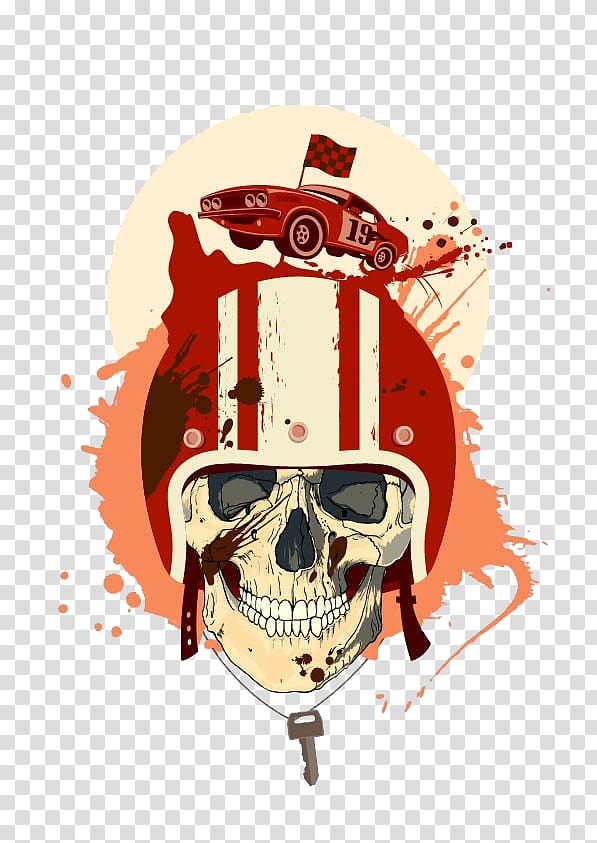 Skull Calavera Graphic design, skull motor transparent background PNG clipart