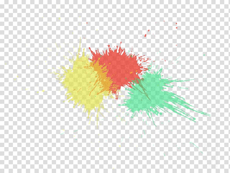 Watercolor painting, color splash transparent background PNG clipart