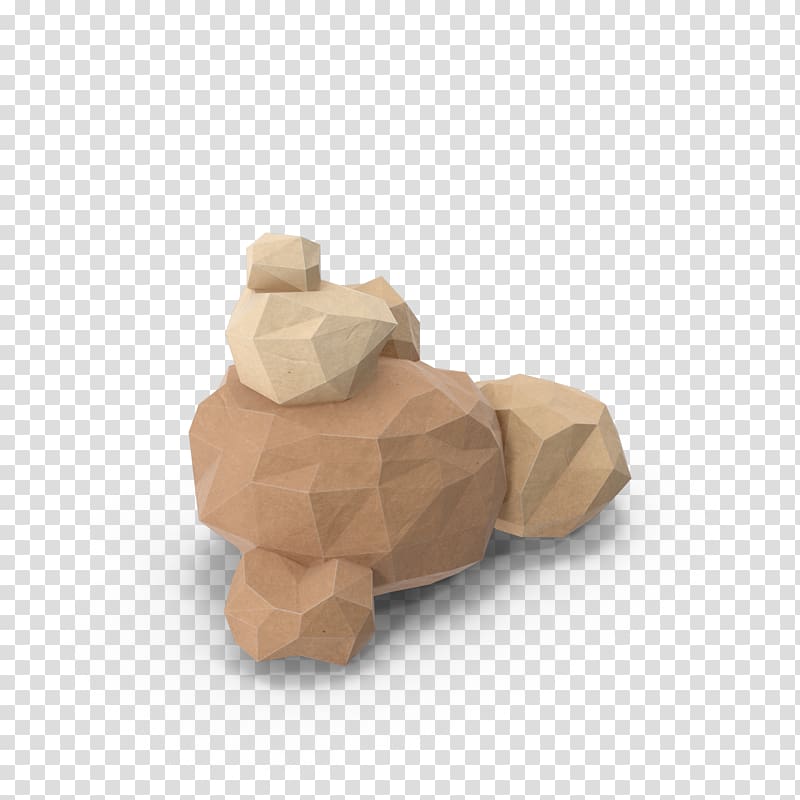 Low poly Rock 3D computer graphics, Polygon rock transparent background PNG clipart