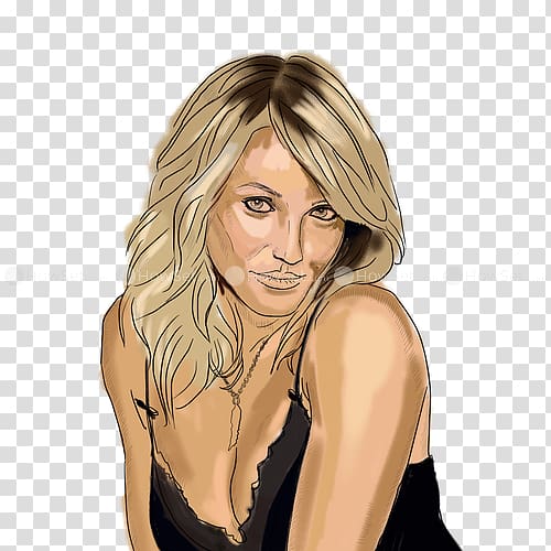 Cameron Diaz Hair coloring How-to Layered hair, cameron diaz transparent background PNG clipart