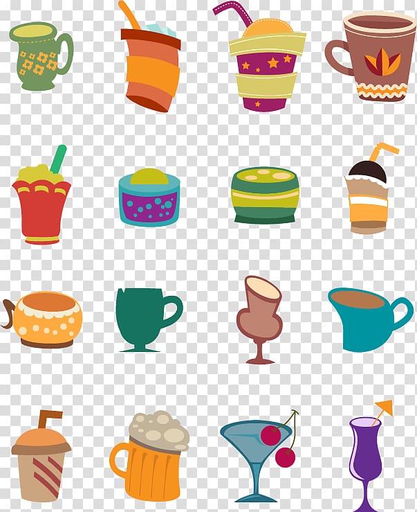 Visual arts Graphic design, Drinks Collection transparent background PNG clipart