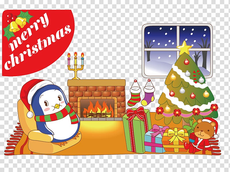 Ebenezer Scrooge Santa Claus Christmas card Illustration, Creative Christmas transparent background PNG clipart
