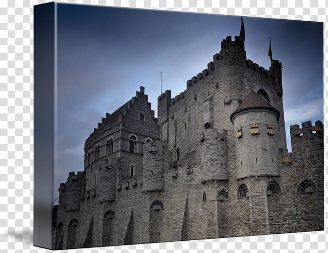 Castle Gravensteen Middle Ages Medieval architecture Château, Castle transparent background PNG clipart
