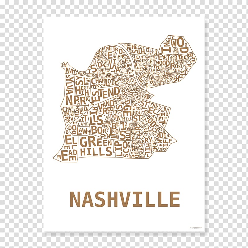 East Nashville Printing Nashville Natives Neighbourhood Font, Watercolor shop transparent background PNG clipart