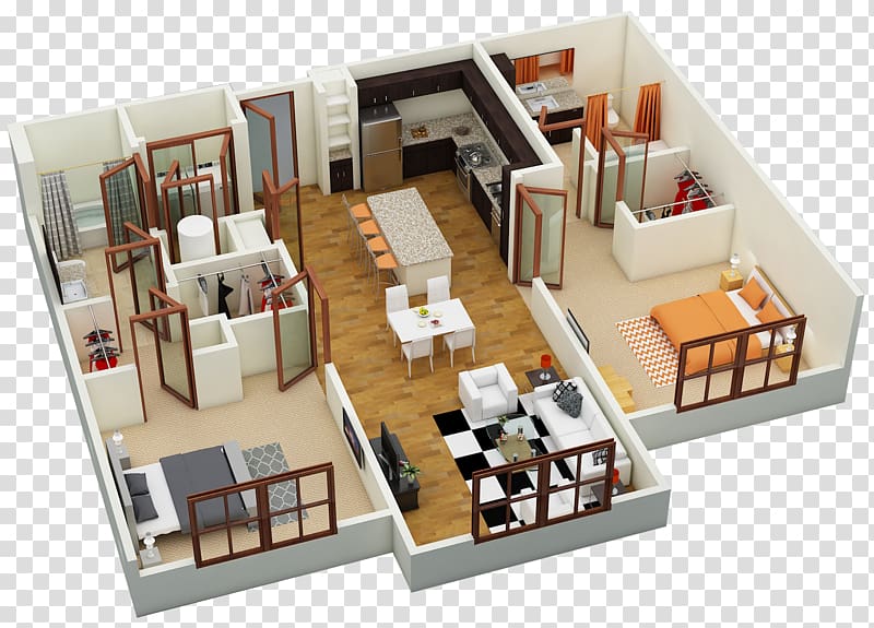Floor plan House Studio apartment The Courtney at Universal Boulevard, house transparent background PNG clipart