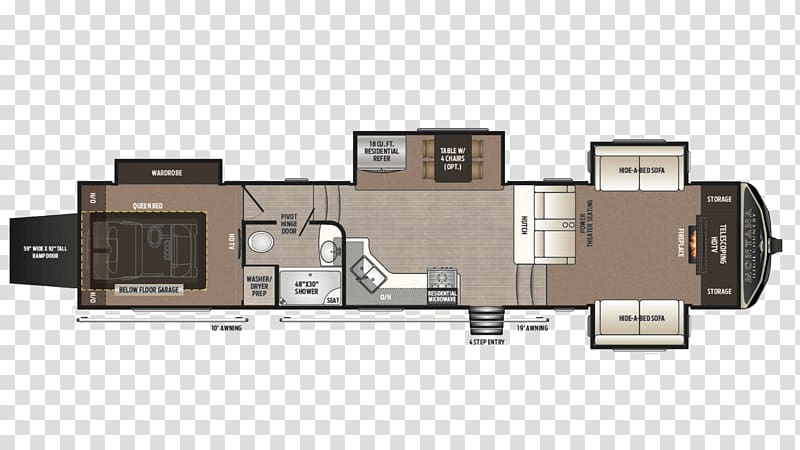 Keystone Campervans Fifth wheel coupling Floor plan Dinette, forest floor transparent background PNG clipart