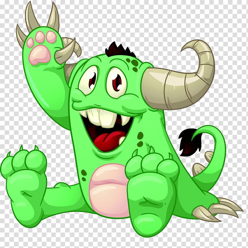 Cartoon Monster Animation , Funny monster transparent background PNG clipart