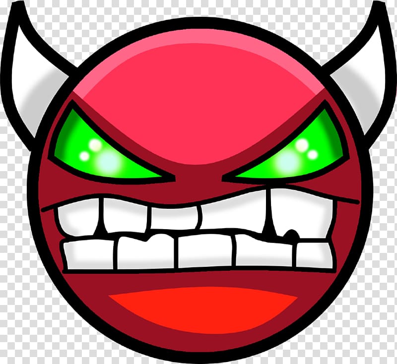 Geometry Dash Demon Computer Icons Game Geometri Transparent Background Png Clipart Hiclipart - demon shirt fire and ice roblox