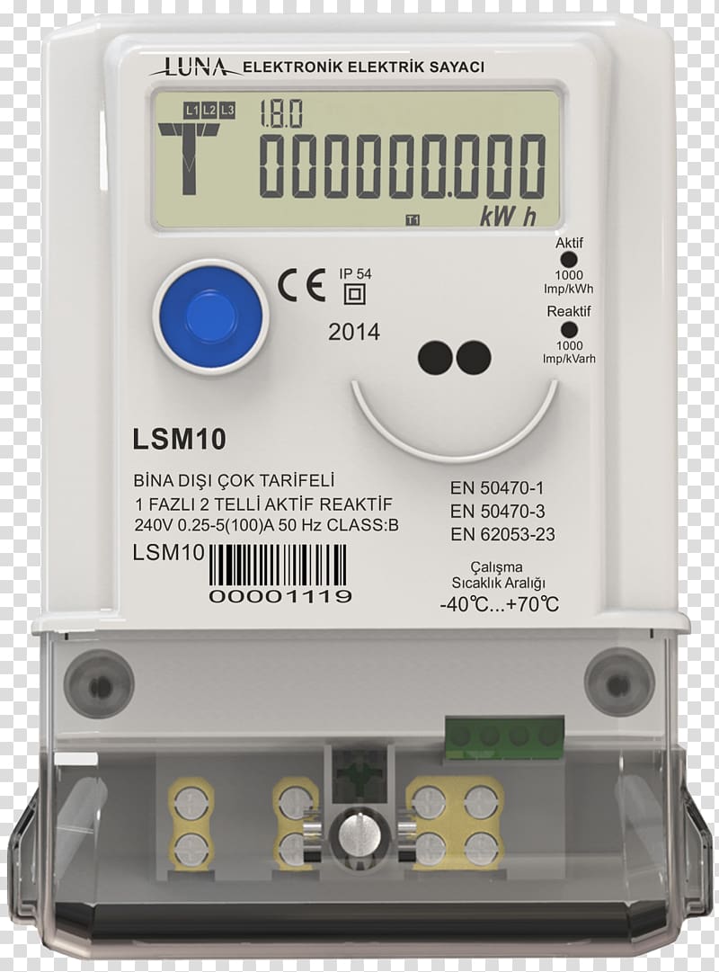 Electronics Electricity meter Sayaç Water metering, ELEKTRIK transparent background PNG clipart