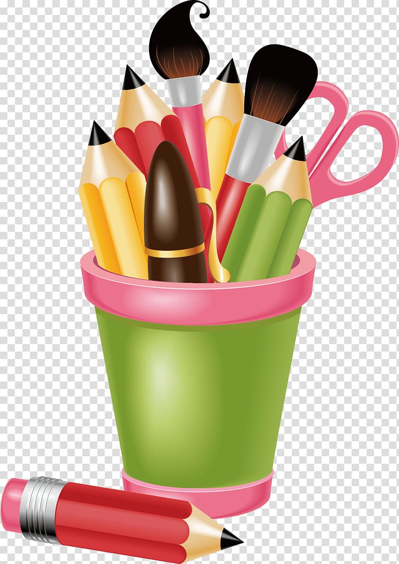 School , Pen case transparent background PNG clipart