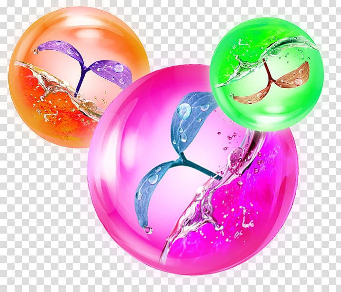 Crystal ball, Colorful crystal ball transparent background PNG clipart