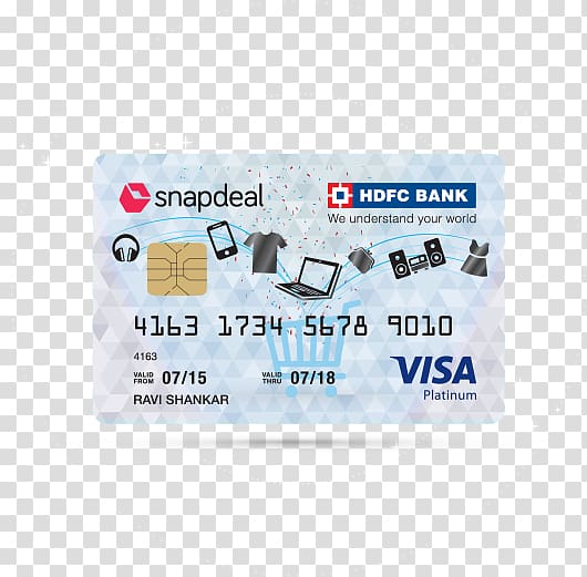 HDFC Bank Credit card Cashback reward program, credit card transparent background PNG clipart