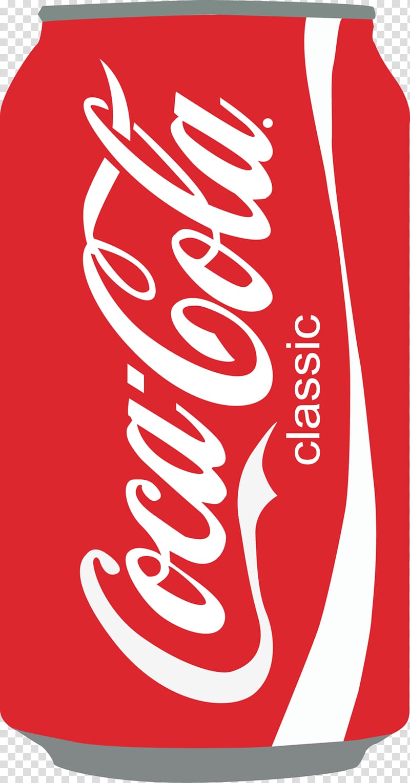 Coca-Cola can illustration, Coca-Cola Fizzy Drinks Diet Coke Pepsi, SODA transparent background PNG clipart