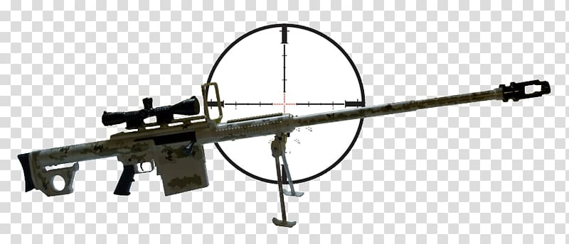 Gun barrel Ranged weapon Air gun, 50 cal sniper transparent background PNG clipart