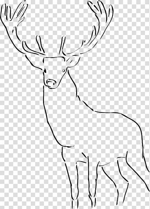 Drawing Art , stag transparent background PNG clipart