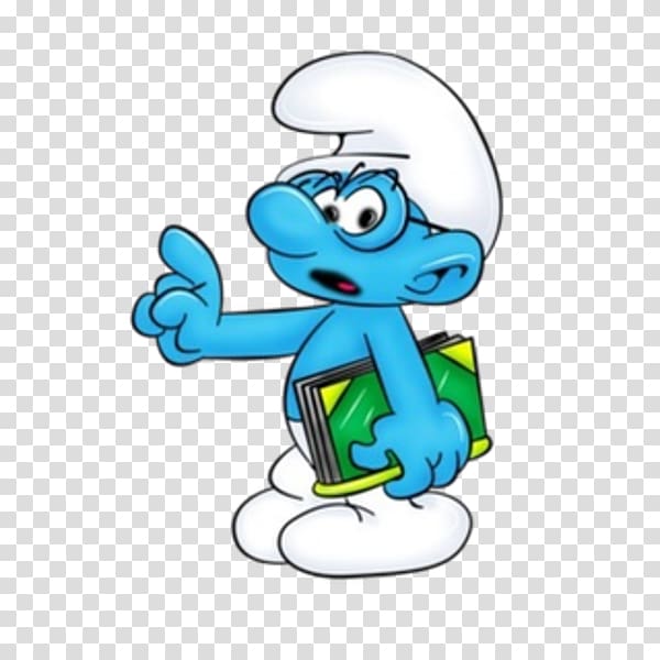 Brainy Smurf Papa Smurf Smurfette Gargamel Baby Smurf, smurfs transparent background PNG clipart
