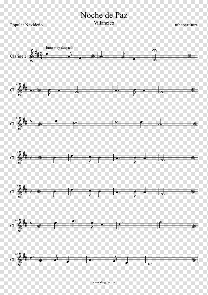 Sheet Music Clarinet Soprano saxophone Flute, sheet music transparent background PNG clipart
