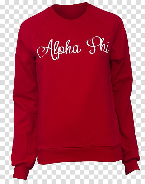 T-shirt Sweater Hoodie Crew neck Clothing, Alpha Phi Alpha transparent background PNG clipart