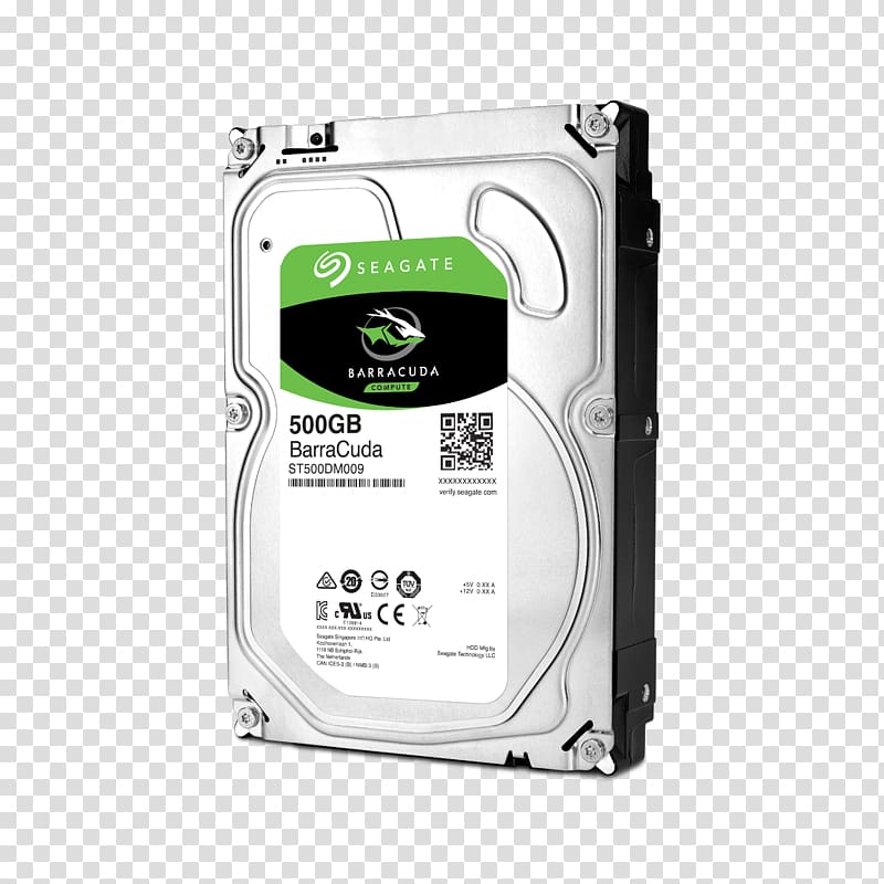 Hard Drives Hybrid drive Seagate Barracuda Serial ATA Solid-state drive, Hard Disk transparent background PNG clipart
