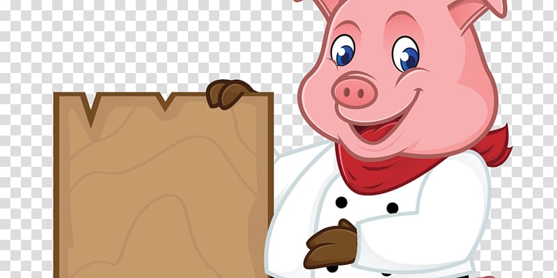 Pig, pig chef transparent background PNG clipart