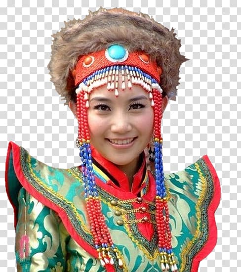 Culture of Mongolia Mongols in China, Chinese lady transparent background PNG clipart