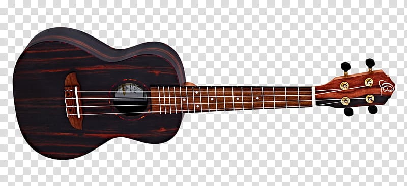 Ukulele Acoustic guitar Musical Instruments Luna Guitars Aurora Borealis 3/4, along with classical transparent background PNG clipart