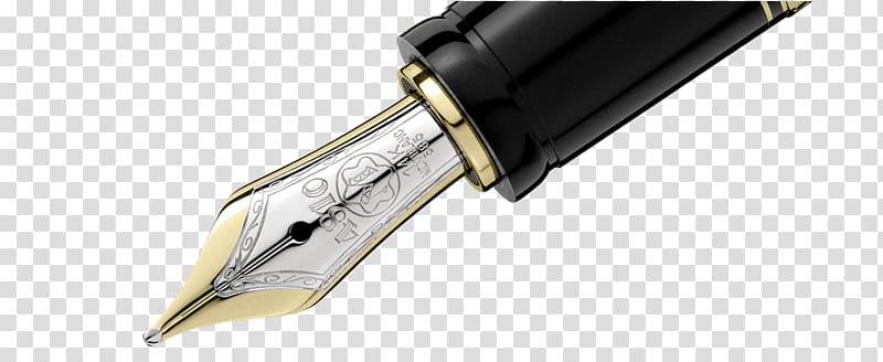 black fountain pen, Nib Pen Detail transparent background PNG clipart