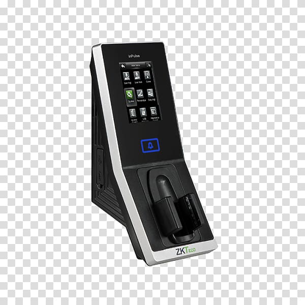 Biometrics Fingerprint Zkteco Access control Facial recognition system, technology transparent background PNG clipart