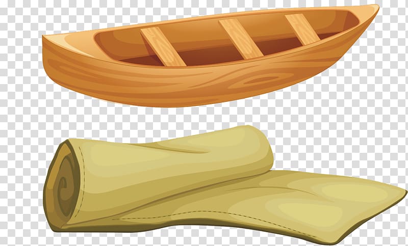 Canoe Boat Wood Fototapeta, small wooden boat transparent background PNG clipart