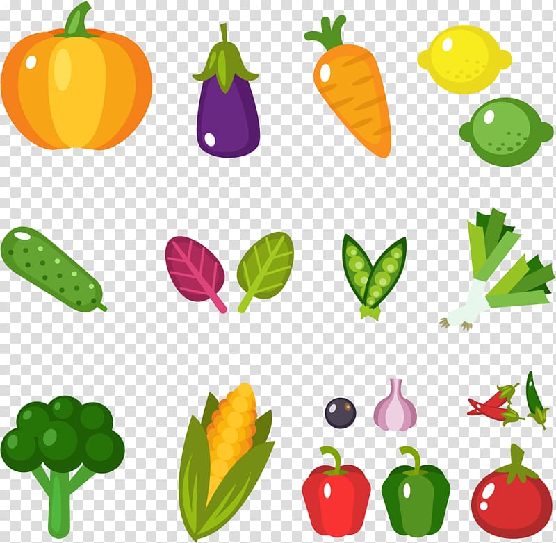 Fruit Vegetable Food Flat design Celery, Healthy fruits and vegetables transparent background PNG clipart