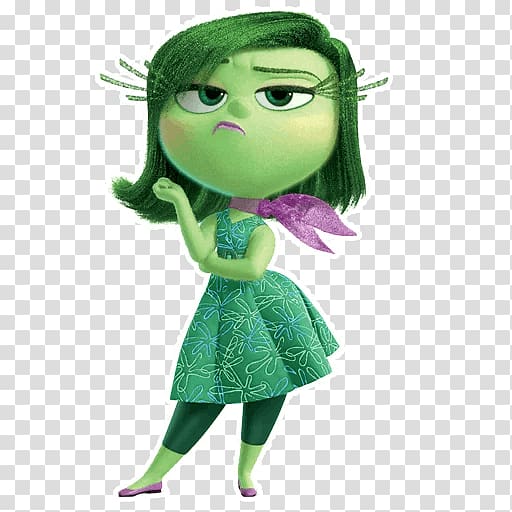 Riley Disgust Emotion Pixar Fear, sadness Inside Out transparent background PNG clipart