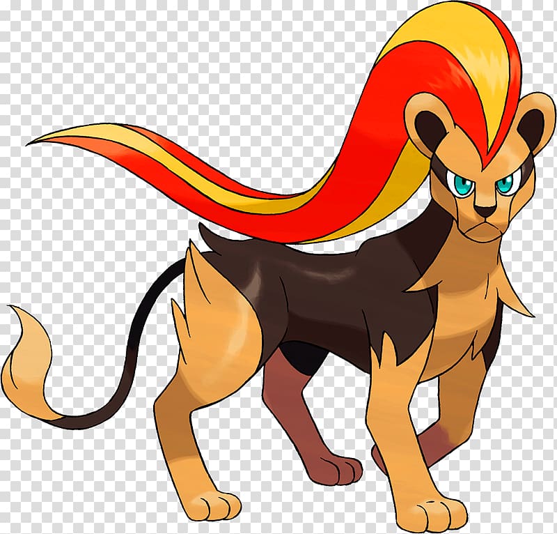 Lion Pokémon Red and Blue Pyroar Pokédex Litleo, lion transparent background PNG clipart