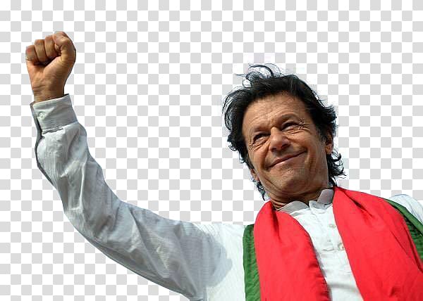 man raising his right fist, Imran Khan Pakistan national cricket team Pakistan Tehreek-e-Insaf, Imran Khan transparent background PNG clipart