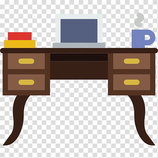 Desk Table Scalable Graphics Icon, Tablet PC on the desk transparent background PNG clipart