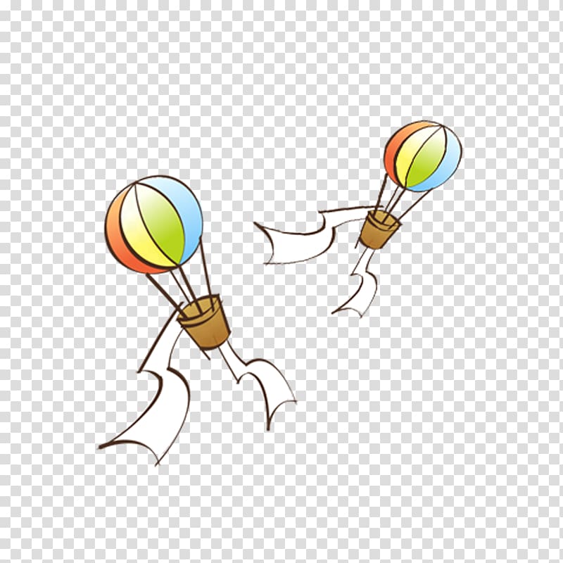 Hot air balloon , parachute transparent background PNG clipart