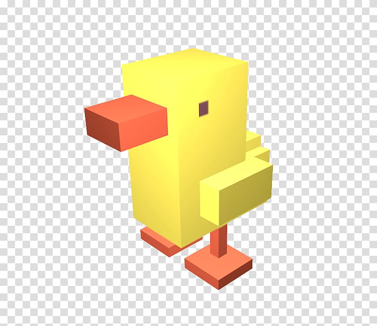 Material Yellow Angle, Crossy Road transparent background PNG clipart
