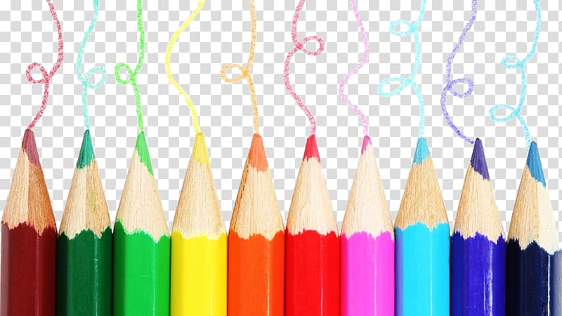 Colored pencil Drawing Desktop , colored pencils transparent background PNG clipart