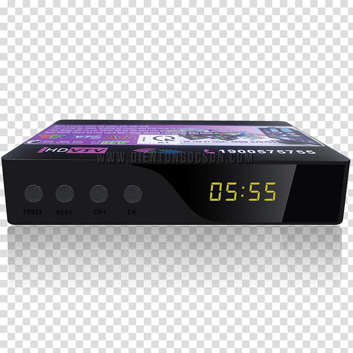 DVB-T2 Digital television Digital terrestrial television Digital Video Broadcasting Set-top box, 555 transparent background PNG clipart