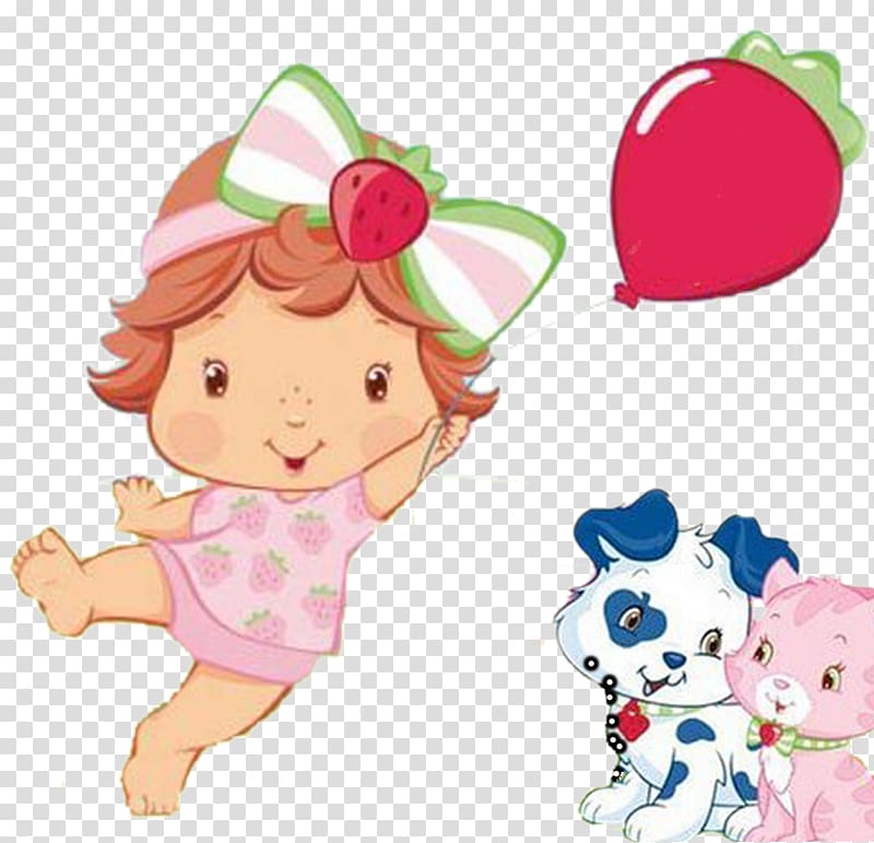 Strawberry Shortcake , psd source file transparent background PNG clipart