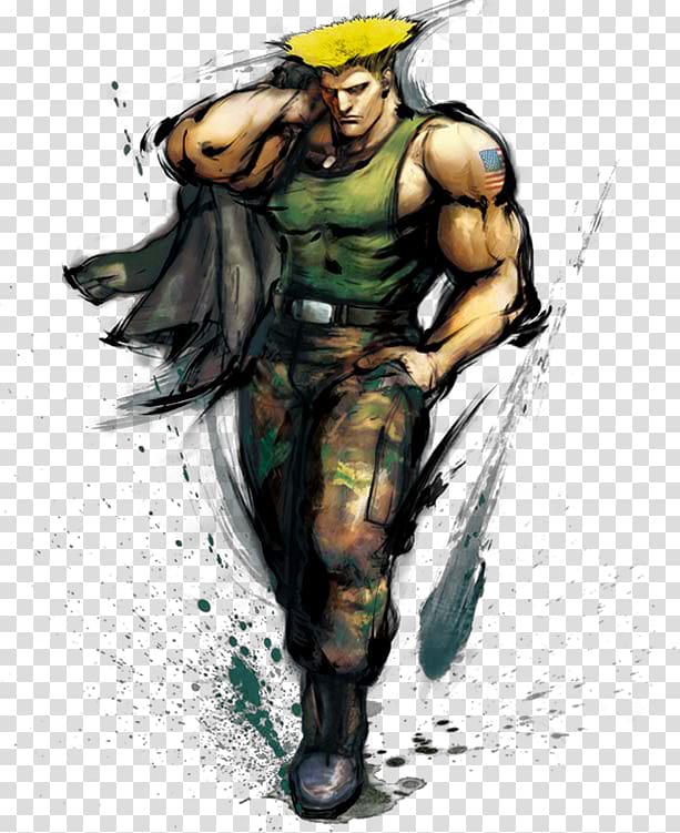 Super Street Fighter IV Street Fighter II: The World Warrior Guile Ken Masters, Street Fighter transparent background PNG clipart