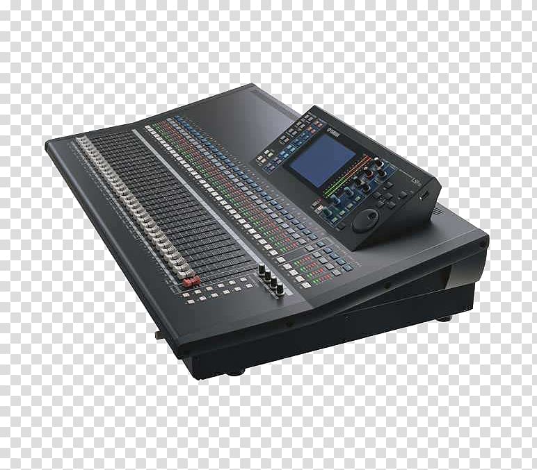 Microphone Digital mixing console Yamaha Corporation Monaural, Screen tuning transparent background PNG clipart