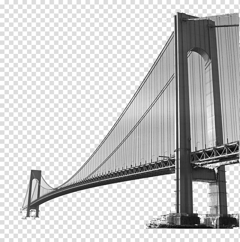 Verrazano-Narrows Bridge New York City Marathon Bridge–tunnel Beam bridge, Verrazano Bridge transparent background PNG clipart