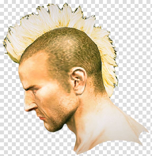 Dead Rising 2: Case Zero Mohawk hairstyle Forehead, hair transparent background PNG clipart