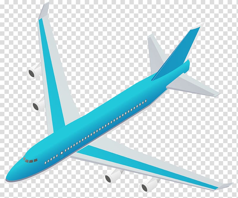 blue and white airplane illustration, Airplane , Blue Airplane transparent background PNG clipart